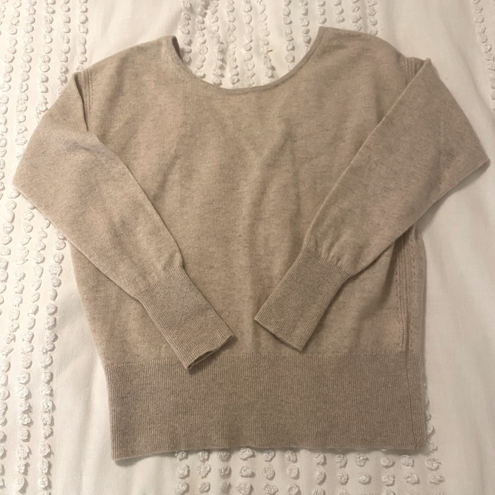 White & Warren cashmere sweater